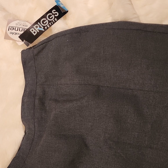 Charcoal Grey Flannel Skirt - Picture 2 of 5